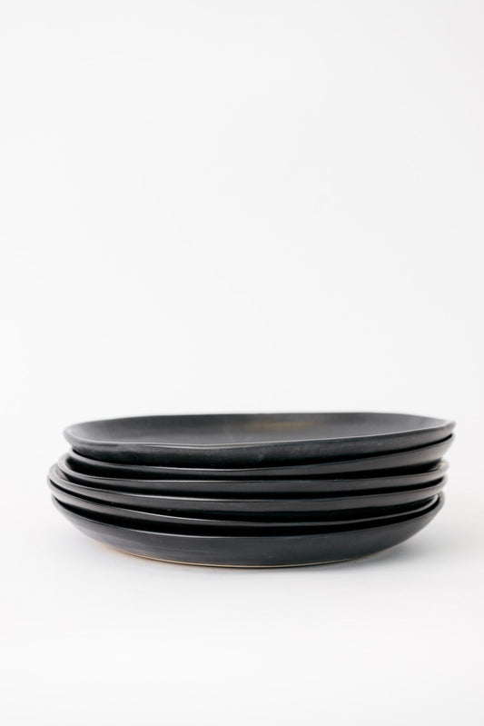 Dusk Dinner Plate - Matte Black - Set of 6