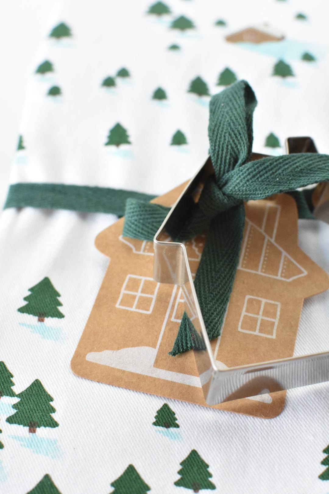 Kitchen Towel and Cookie Cutter Gift