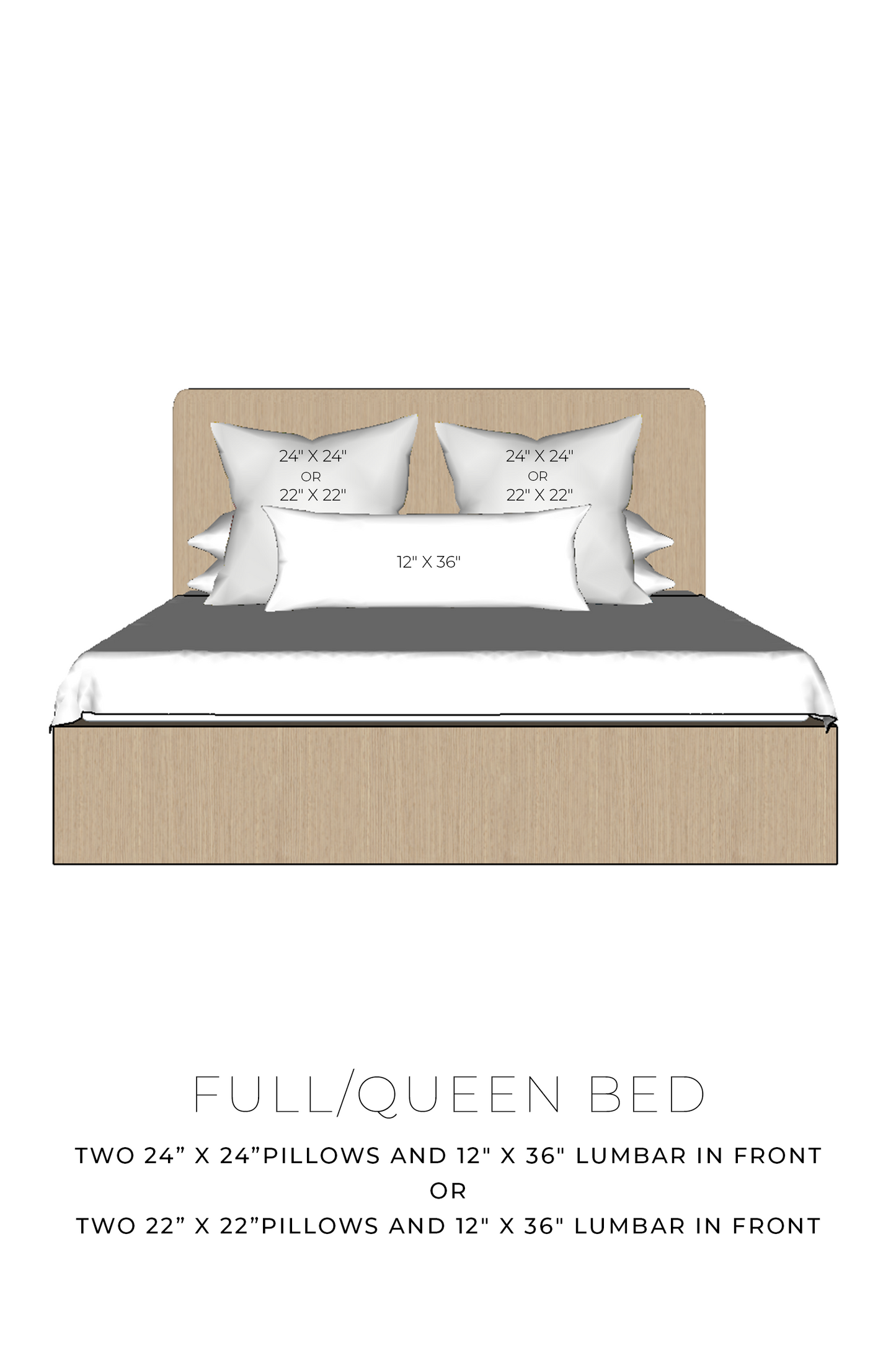 Alma Basketweave Pillow - Pearl - 2 Sizes