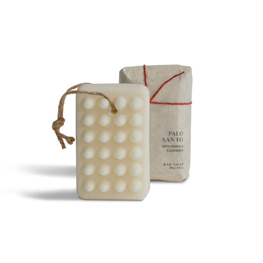 LIMITED Palo Santo Massage Bar Soap – Hand-Wrapped Version