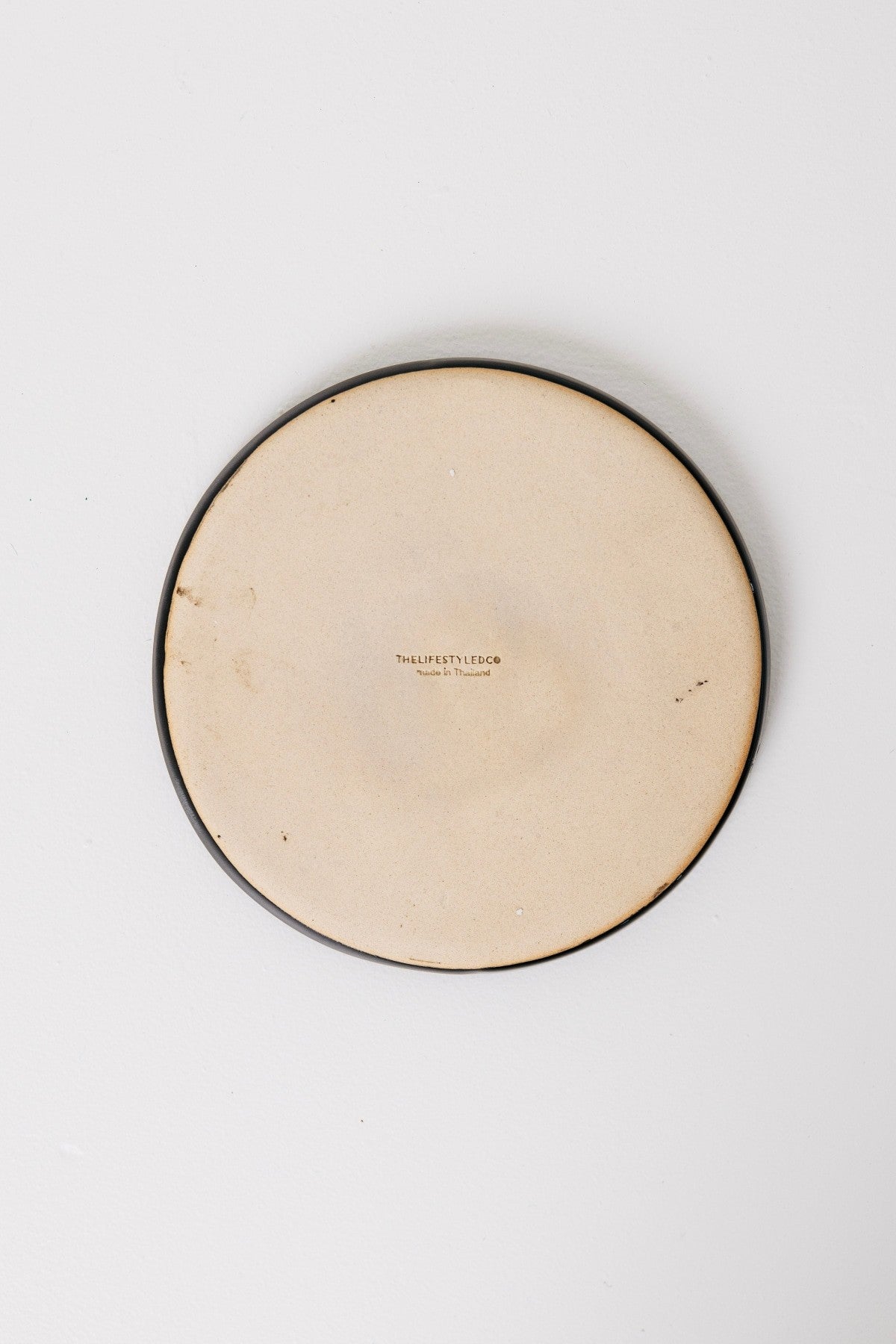 Sable Appetizer Plate - Matte Black/Glossy Black - Set of 6