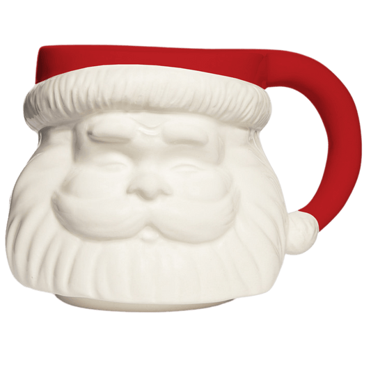 Red Hat Santa 19oz. Figural Coffee Mug
