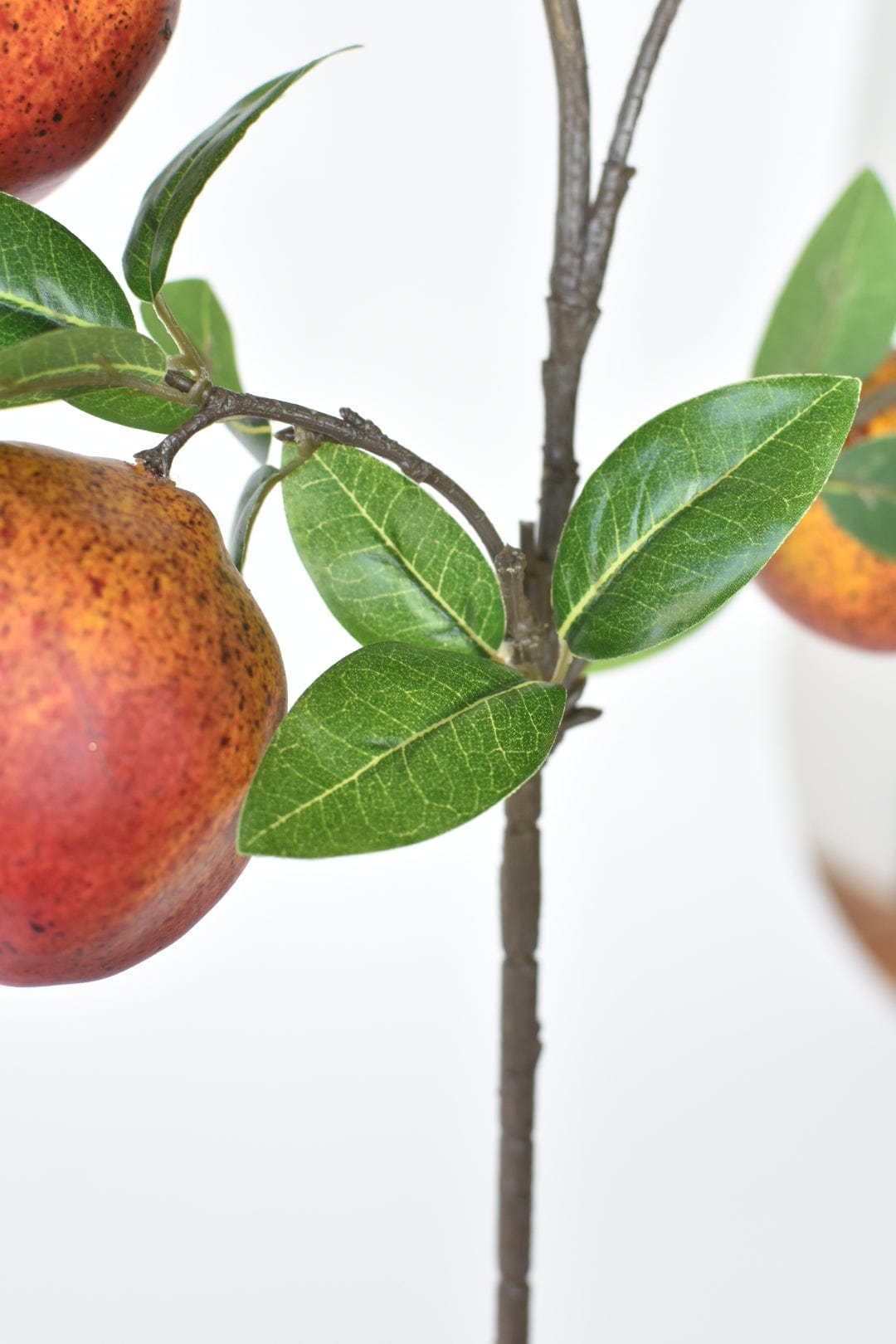 38" Faux Pomegranate Fruit Branch