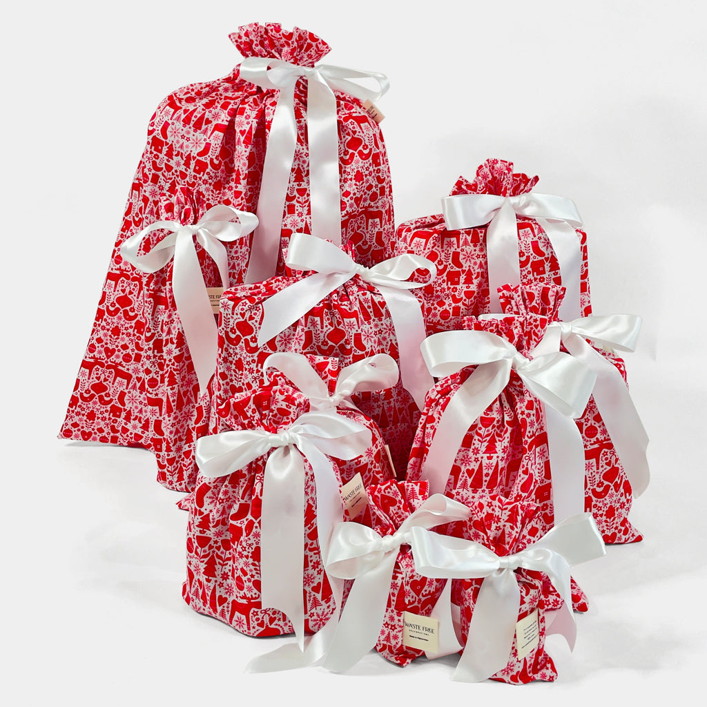 Scandi Rensdyr (Reusable Gift Bag Set)