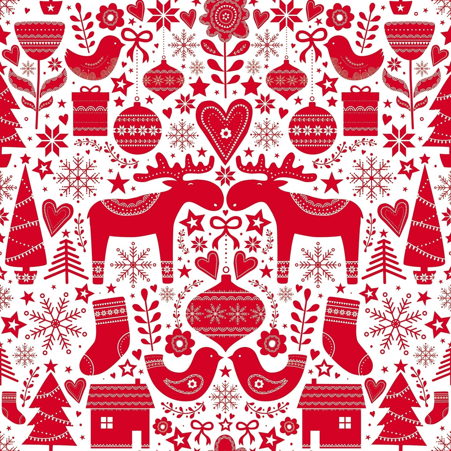 Scandi Rensdyr (Reusable Gift Bag Set)