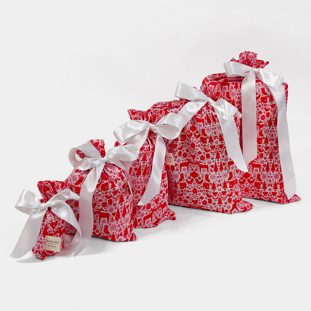 Scandi Rensdyr (Reusable Gift Bag Set)