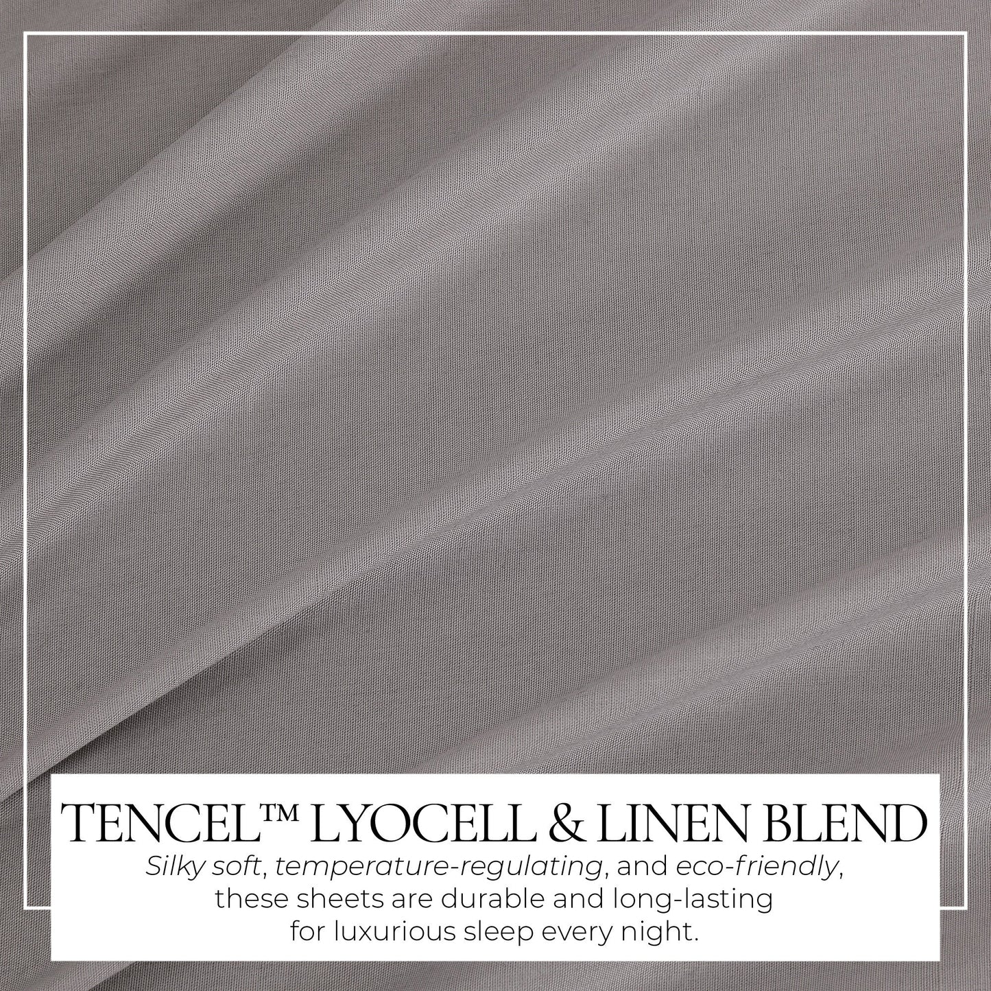TENCEL™ Lyocell & Linen Blend Sheet Set - Magdalena Collection