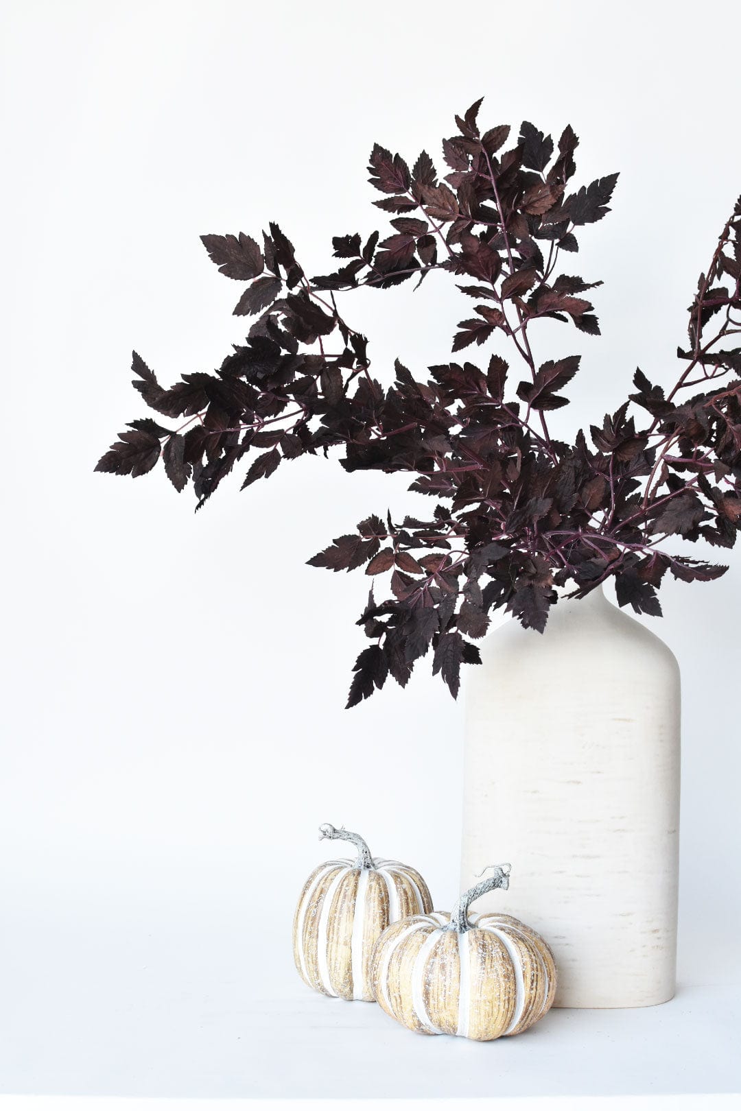 31" Faux Cimicifunga Ramosa Stem: Plum