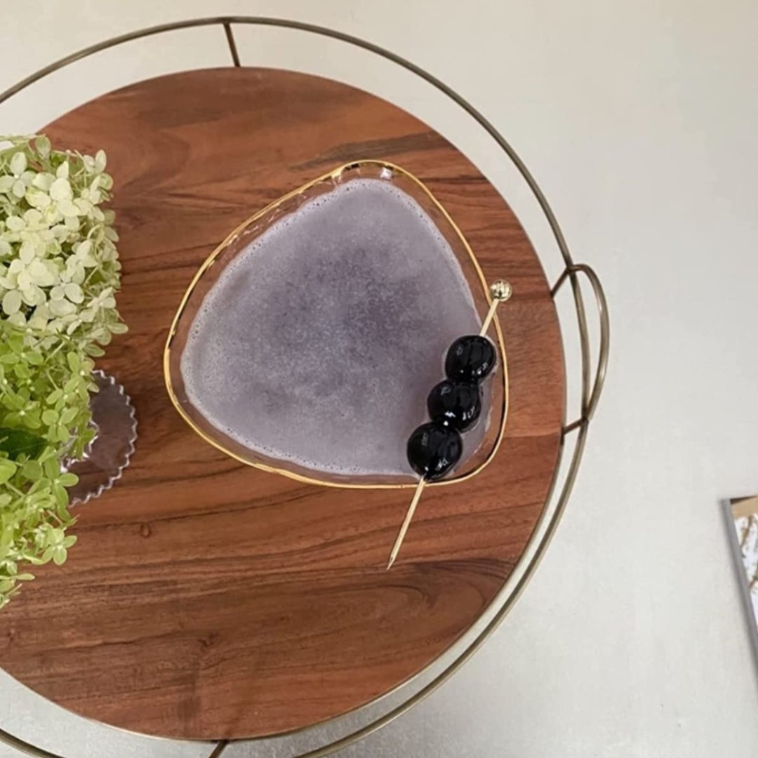 Clear Hammered Martini & Cocktail Glasses