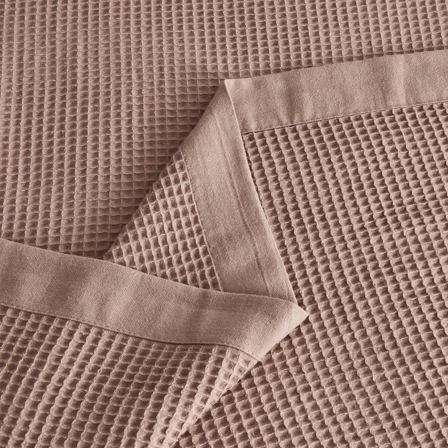 100% Cotton Small Waffle Weave Blanket - Hazel Collection