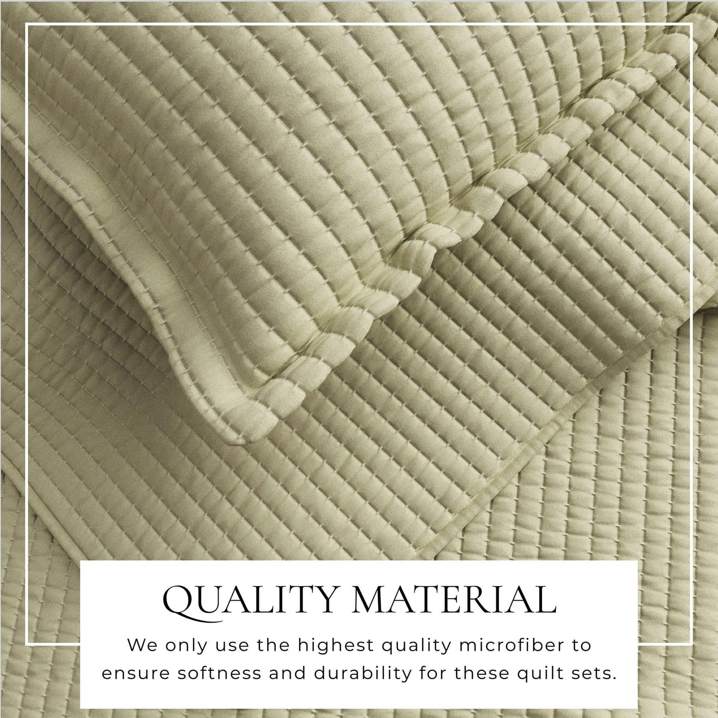 3-Piece Solid Quilt - Alicia Collection