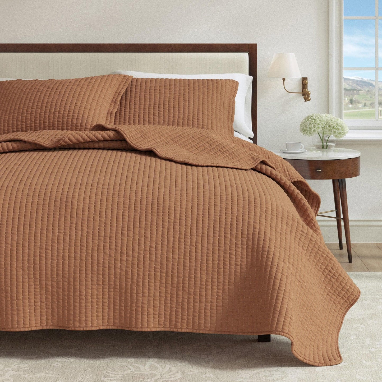 3-Piece Solid Quilt - Alicia Collection