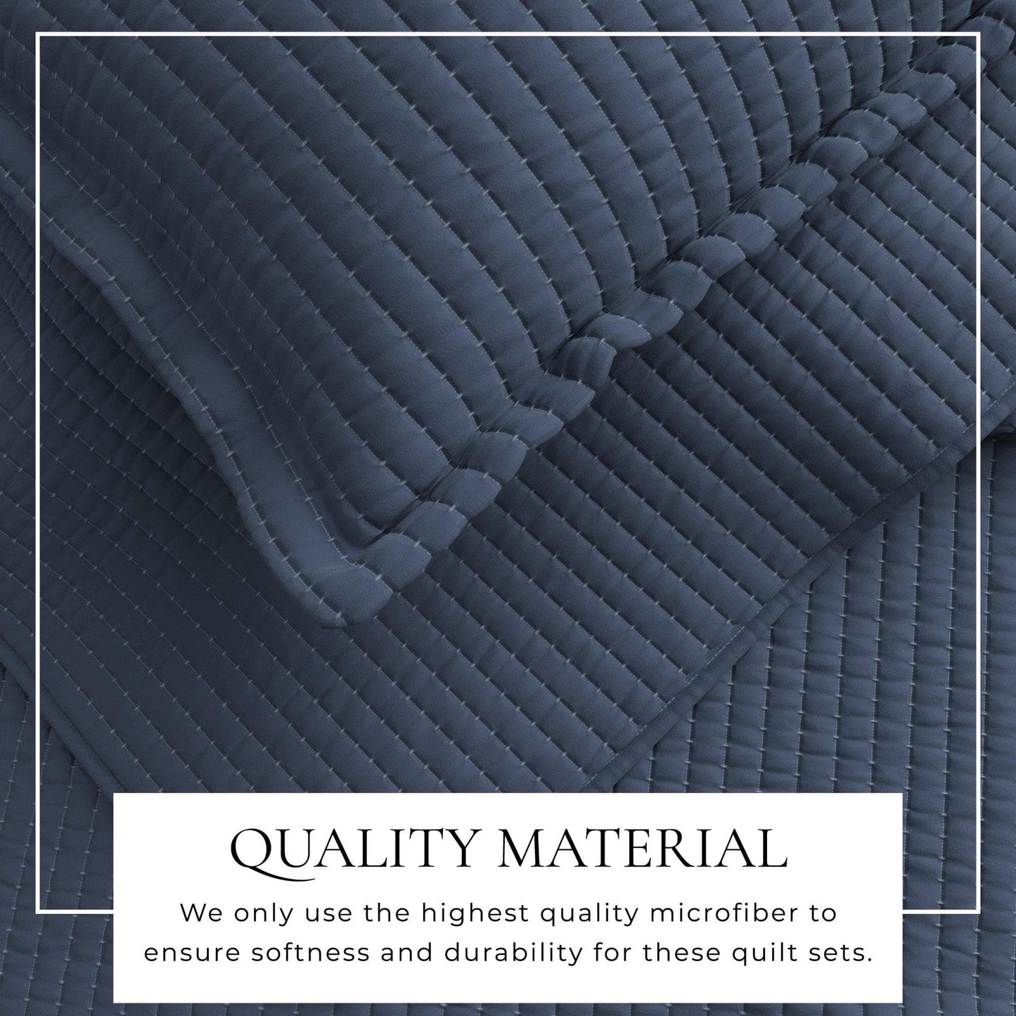 3-Piece Solid Quilt - Alicia Collection