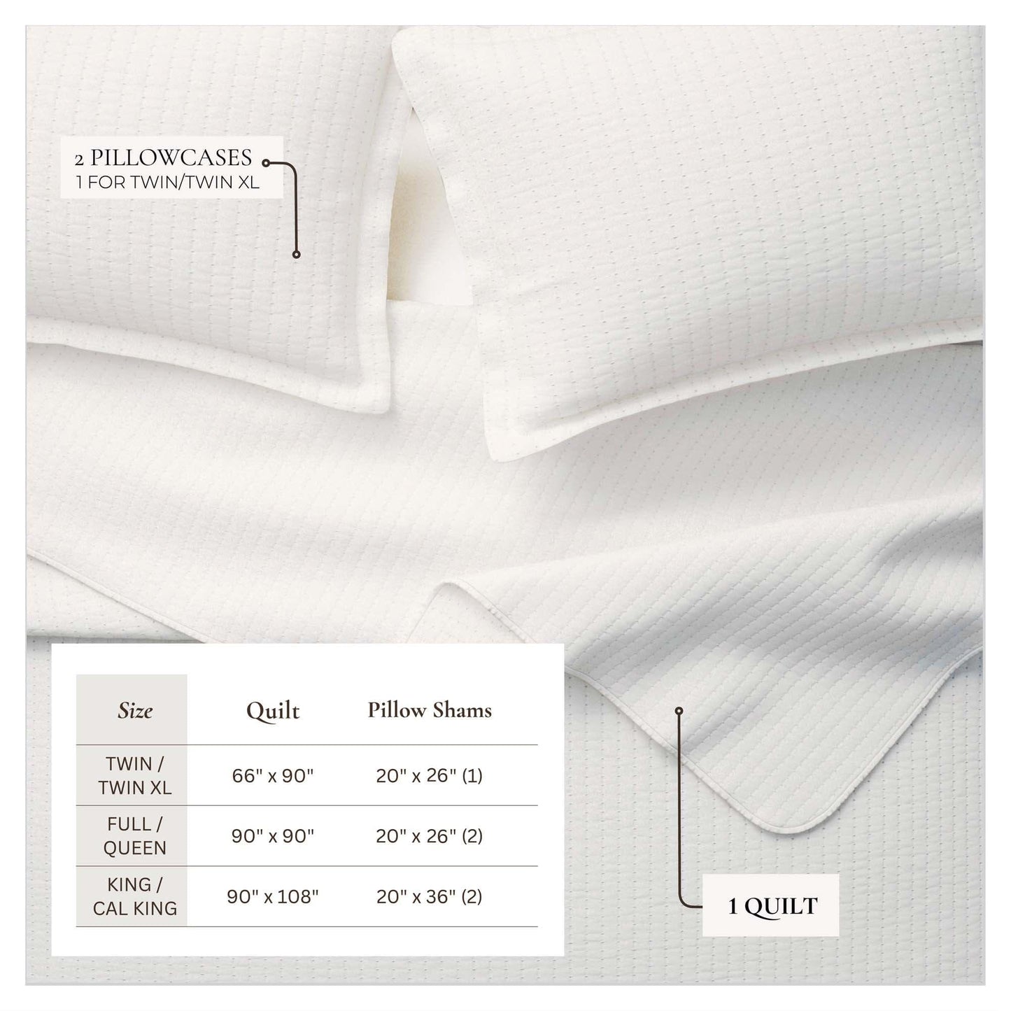 3-Piece Solid Quilt - Alicia Collection